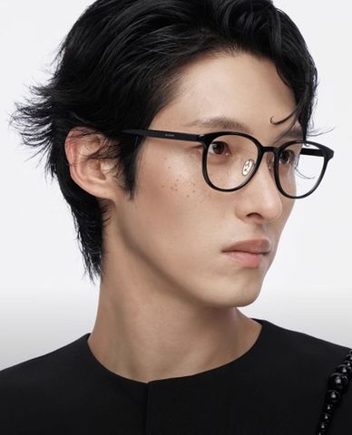  MUJOSH - Gọng kính tròn unisex bản mảnh thời trang 