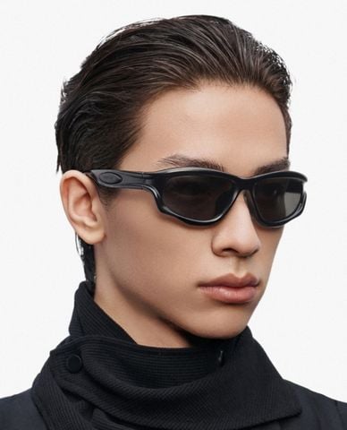  MUJOSH - Kính mát gọng oval unisex thời trang 