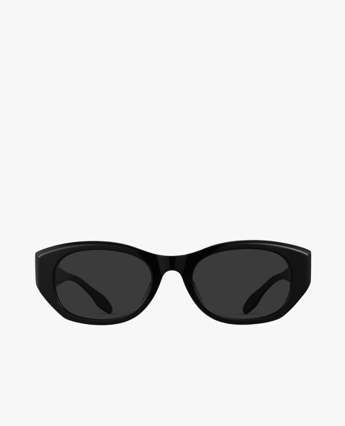 MUJOSH - Kính mát unisex gọng mắt mèo bản dày thời trang