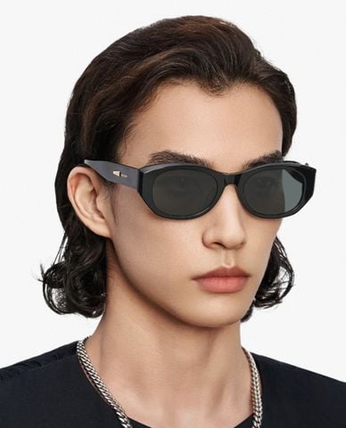  MUJOSH - Kính mát unisex gọng mắt mèo bản dày thời trang 