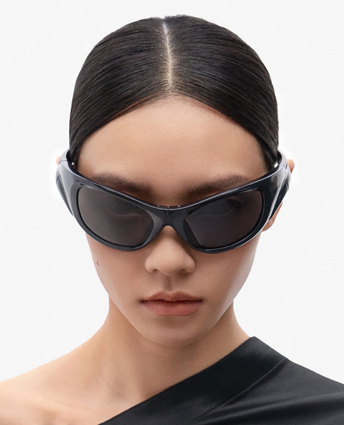 MUJOSH - Kính mát unisex gọng mắt mèo thời trang