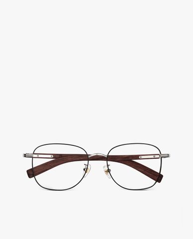  MUJOSH - Gọng kính chữ nhật unisex bo tròn thời trang 