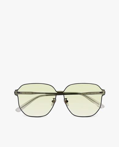  MUJOSH - Kính mát unisex gọng vuông mảnh thanh lịch 