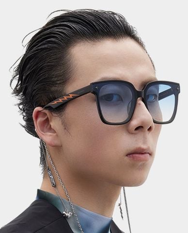  MUJOSH - Kính mát gọng vuông unisex thời trang 