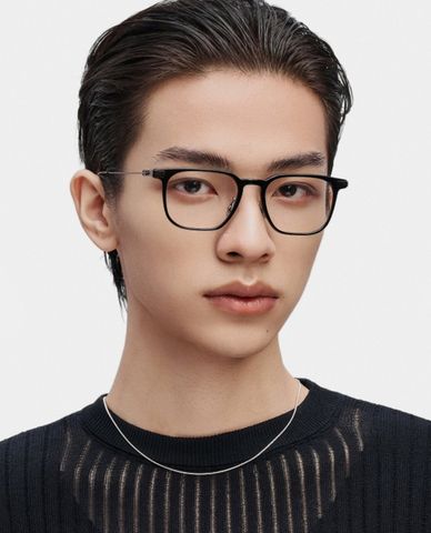  MUJOSH - Gọng kính vuông unisex thời trang 