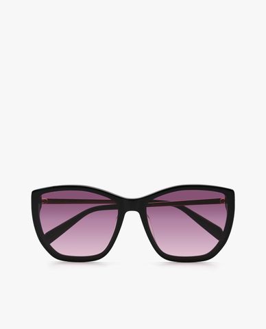  MUJOSH - Kính mát nữ bản dày phom bo tròn 