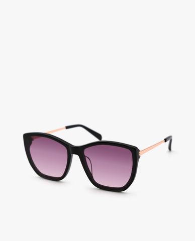  MUJOSH - Kính mát nữ bản dày phom bo tròn 