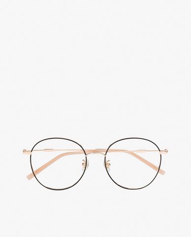  MUJOSH - Gọng kính tròn phối màu bắt mắt 