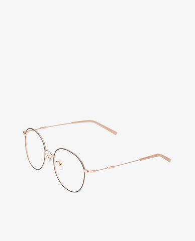  MUJOSH - Gọng kính tròn phối màu bắt mắt 