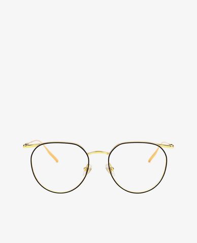  MUJOSH - Gọng kính tròn bản mảnh thời trang 