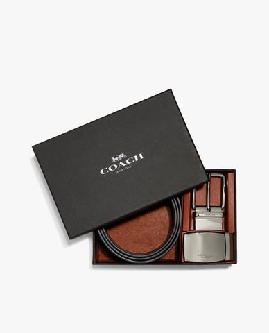  COACH - Thắt lưng nam bản vừa thời trang Boxed Plaque & Harness 