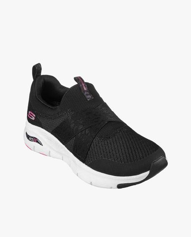 SKECHERS - Giày sneakers nữ cổ thấp Arch Fit 