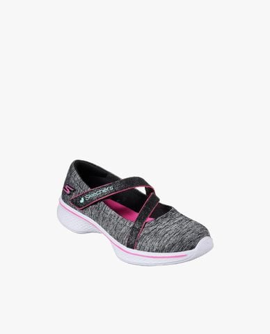  SKECHERS - Giày slip on bé gái Go Walk 4 Jersey Gems 