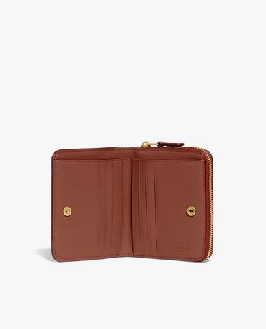  COACH - Ví nữ chữ nhật phối zip hiện đại 