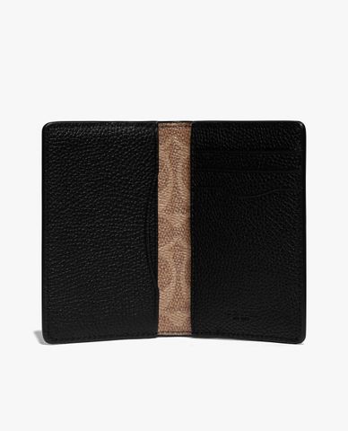  COACH - Ví nam dáng dài chữ nhật Signature Canvas Blocking 