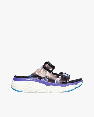  SKECHERS - Dép nữ quai ngang Max Cushioning Wild Flower 