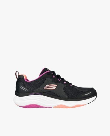  SKECHERS - Giày sneakers nữ cổ thấp thắt dây DLux Fitness 