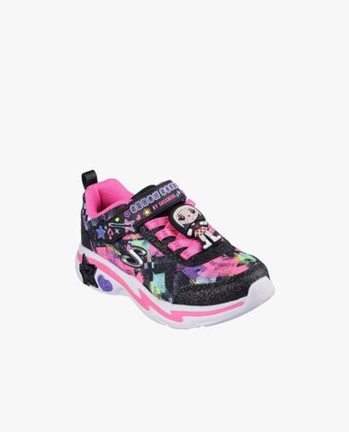  SKECHERS - Giày sneakers bé gái cổ thấp Snuggle 