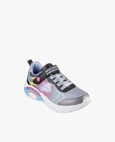  SKECHERS - Giày sneakers bé gái cổ thấp Rainbow Racer 
