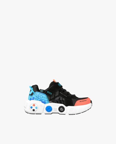  SKECHERS - Giày sneakers bé trai cổ thấp Game Kicks Gametronix 