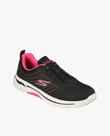  SKECHERS - Giày đi bộ nữ thắt dây GOwalk Arch Fit True Vision 