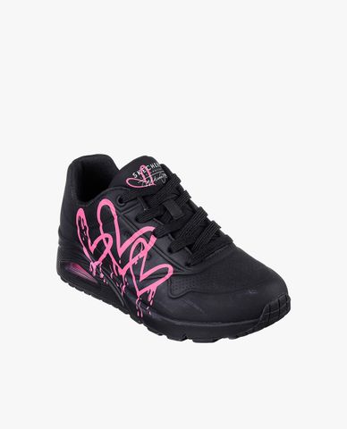  SKECHERS - Giày sneakers nữ cổ thấp Uno 