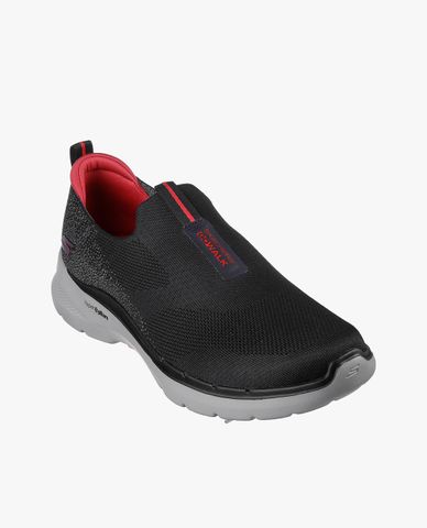  SKECHERS - Giày đi bộ nam phối logo GOwalk 6 