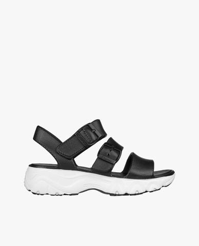  SKECHERS - Giày sandals nữ đế cao quai ngang DLites 2.0 