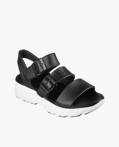  SKECHERS - Giày sandals nữ đế cao quai ngang DLites 2.0 