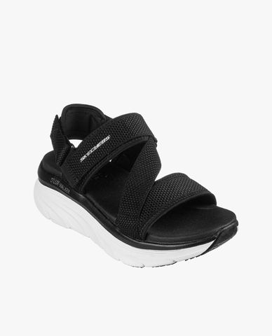  SKECHERS - Giày sandals nữ đế cao quai chéo D'Lux Walker Kind Mind 