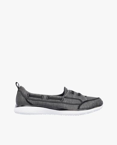  SKECHERS - Giày slip on nữ phối dây Microburst 
