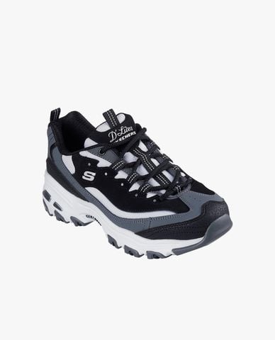  SKECHERS - Giày sneakers nữ cổ thấp D'Lites - Popular Vote 