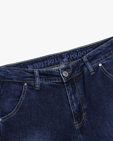  BEVERLY HILLS POLO CLUB - Quần jeans nam ống đứng wash bạc thời trang 
