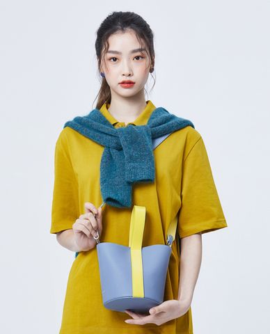  Marhen.J - Túi xách tay nữ hình thang Amber Macaron 