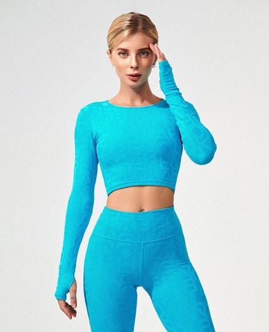  OLABEN - Áo tập luyện nữ 3D Classic Déese Fleur 