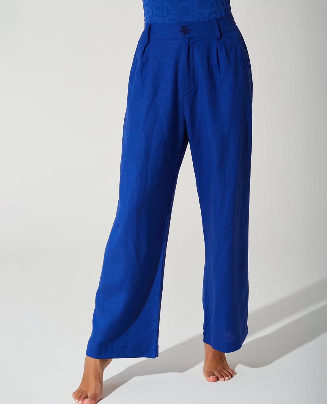 OLABEN - Quần nữ ống rộng Belle Linen