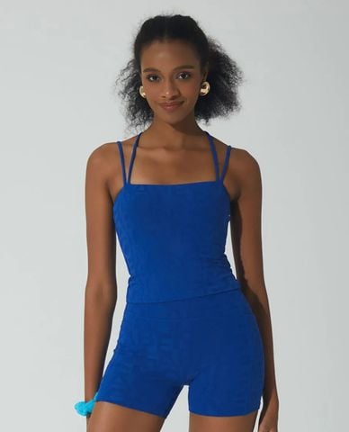  OLABEN - Áo tập luyện nữ hai dây Classic Mia 3D 