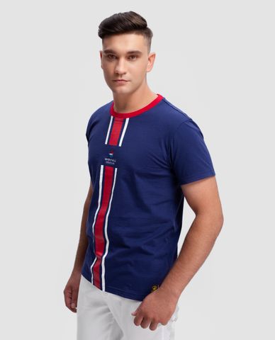  BEVERLY HILLS POLO CLUB - Áo thun nam cổ tròn tay ngắn trẻ trung 