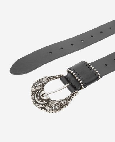  THE KOOPLES - Thắt lưng nữ bản rộng thời trang 