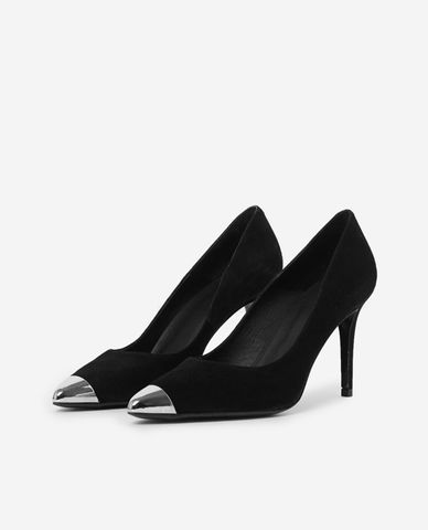  THE KOOPLES - Giày cao gót mũi nhọn Black Rock N Roll 