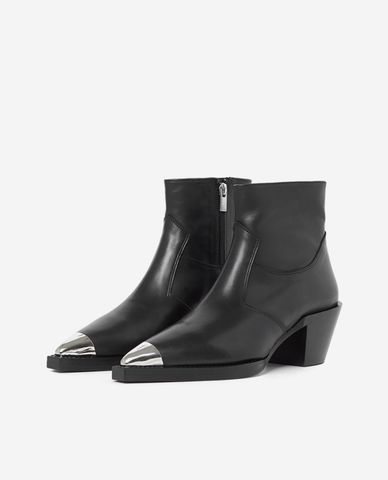  THE KOOPLES - Giày boots nữ mũi nhọn Western And RockStyle 