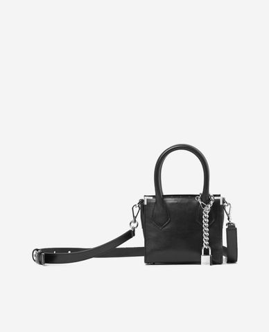  THE KOOPLES - Túi xách tay nữ mini hình vuông Nano Ming 
