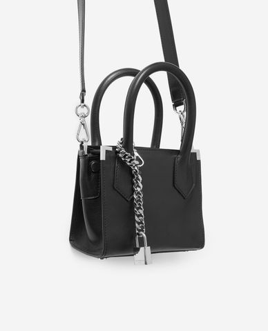  THE KOOPLES - Túi xách tay nữ mini hình vuông Nano Ming 