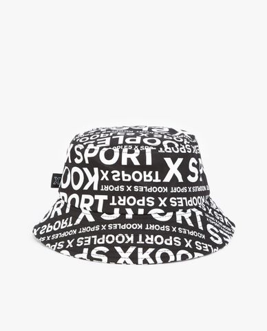  THE KOOPLES - Nón bucket Black Cotton Logo 