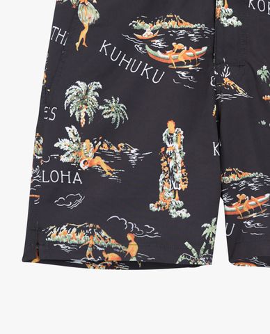  THE KOOPLES - Quần short bơi nam Hawaiian Print 