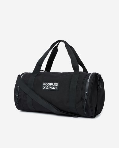  THE KOOPLES - Túi xách thể thao nam Black Fabric Gym 