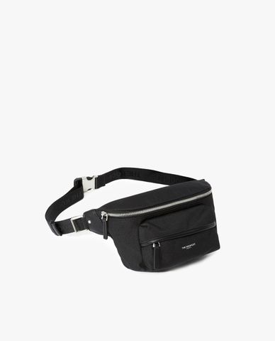  THE KOOPLES - Túi bao tử nam phom chữ nhật Black Technical 