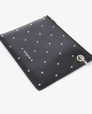  THE KOOPLES - Ví nữ phom chữ nhật phối khóa zip hiện đại 