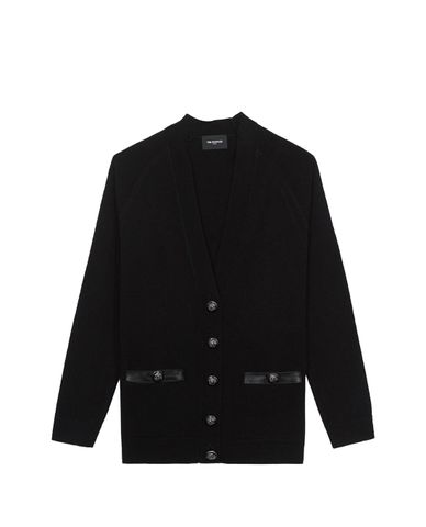  THE KOOPLES - Áo khoác cardigan nữ Mid-Length Black 