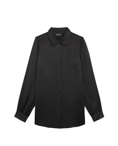  THE KOOPLES - Áo sơ mi nữ tay dài Black Long Dress 